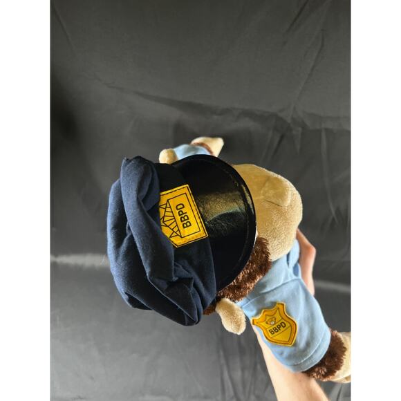 Build a Bear Workshop Brown Monkey 18" Plush W/ Police Outfit Good Condition BAB - Picture 7 of 10